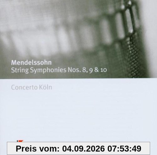 Streichersinfonien 8,9,10