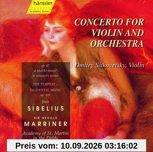 Sibelius: Concerto for Violin and Orchestra op. 47 / The Tempest - Incidental Music op. 109