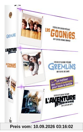 Coffret films des annees 80 : les goonies ; gremlins ; l'aventure intérieure [FR Import]