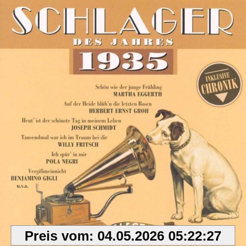 Schlager Des Jahres 1935