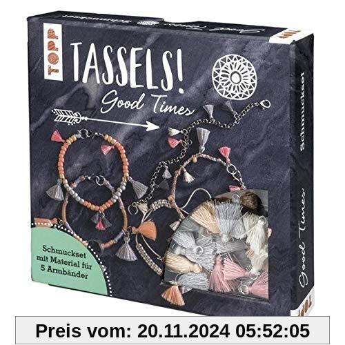 Tassels! Schmuckset Good Times: Anleitung und Material für 5 Tassel-Armbänder zum Selbermachen