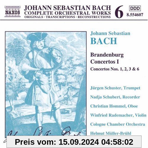 Orchesterwerke Vol. 6 (Brandenburgische Konzerte Vol. 1)