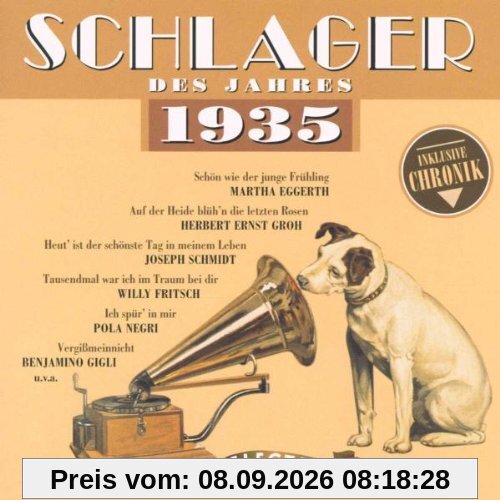 Schlager Des Jahres 1935