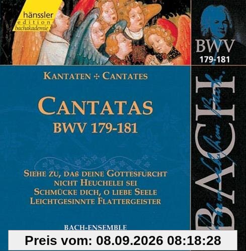 Edition Bachakademie Vol. 54 (Geistliche Kantaten BWV 179-181)