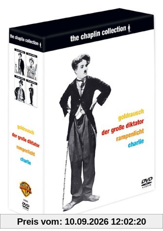 The Chaplin Collection 2 (Goldrausch, Der große Diktator, Rampenlicht, Charlie: The Life and Art of Charles Chaplin) [7 DVDs]