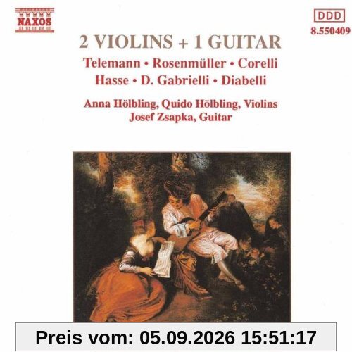 Werke für zwei Violinen und Gitarre