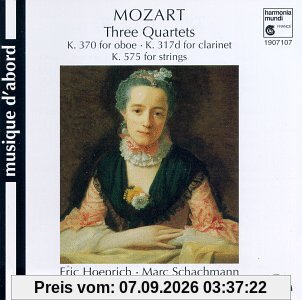 Mozart: Oboen-, Klarinetten- und Streichquartett
