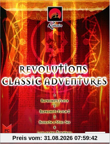 Revolutions Classic Adventures (Baphomets Fluch 1 + 2 / Beneath a Steel Sky ( Lure of Temptress)