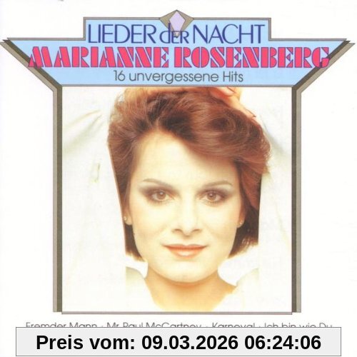 Marianne Rosenberg Lieder Der Nacht - 16 Unvergessene Hits