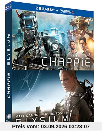 Chappie + Elysium [Blu-ray + Copie digitale]
