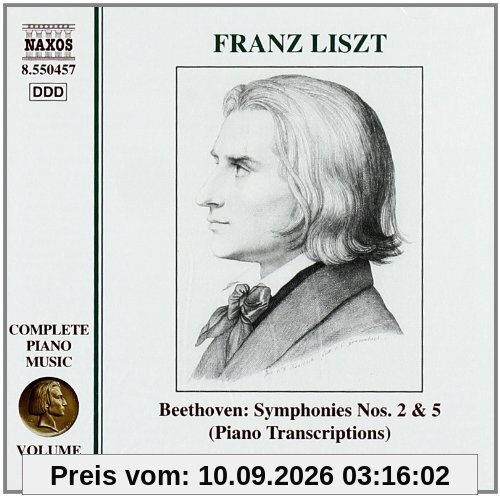 Die Klavierwerke Vol. 15 (Transkriptionen von Beethovens Sinfonien)