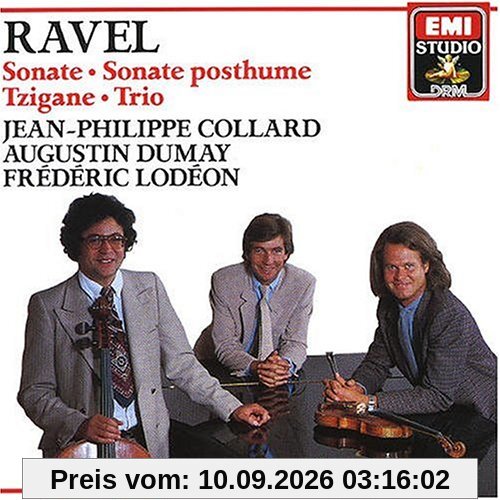Ravel: Sonate / Sonate posthume / Tzigane / Trio