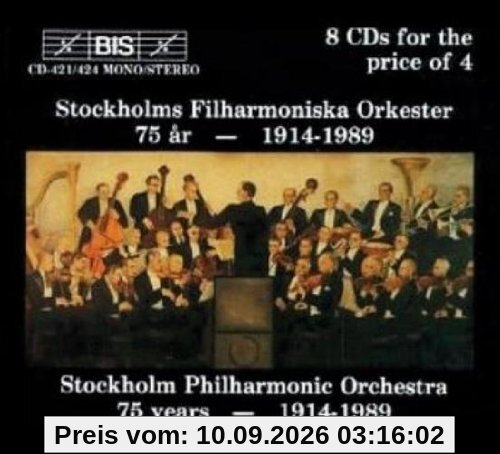 Stockholm Philharmonic Orchestra: 75 years - 1914-1989