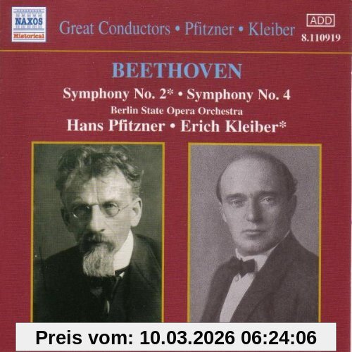 Great Conductors - Hans Pfitzner / Erich Kleiber (Aufnahmen 1928-1929) Symphony No. 2 & 4