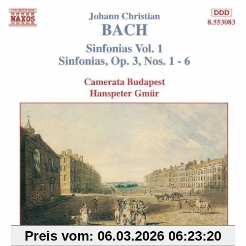 Gmür Bach, Sinfonien 1-6 Gmuer Vol 1