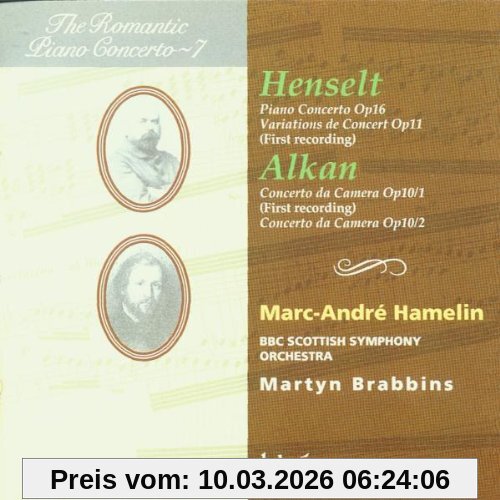 Hamelin The Romantic Piano Concerto - Vol. 7 (Henselt / Alkan)