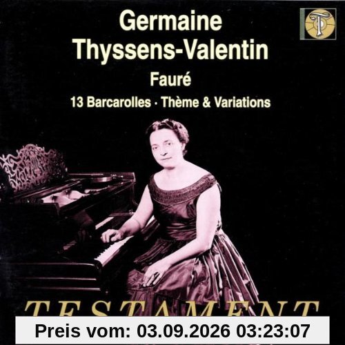 13 Barcarolen/Theme et Variati