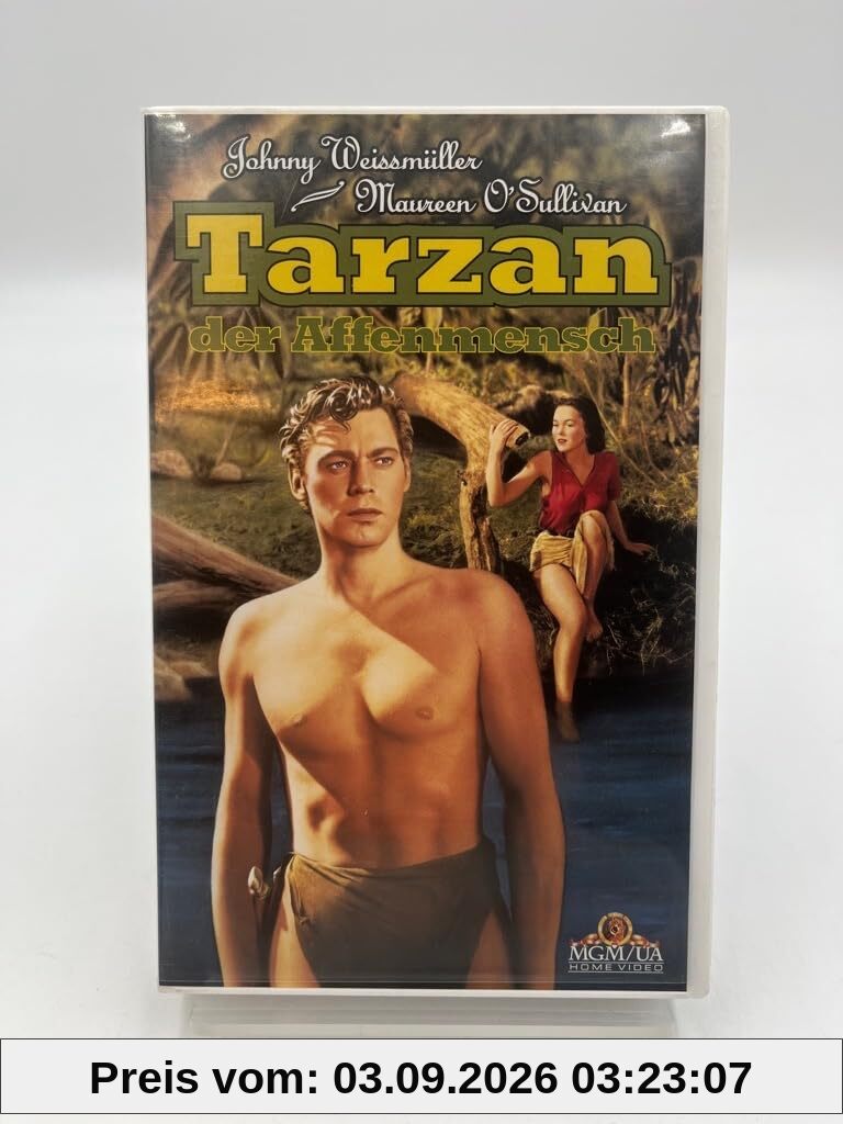 Tarzan, der Affenmensch (s/w) [VHS]