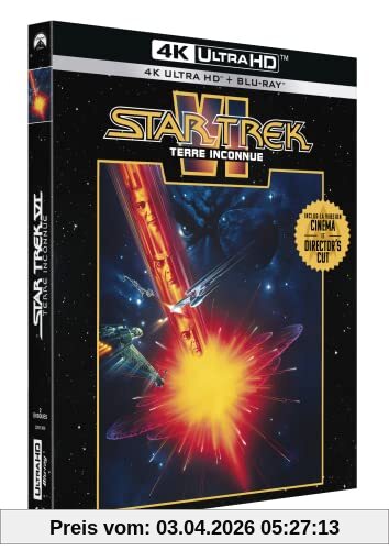 Star trek VI : terre inconnue 4k ultra hd [Blu-ray] [FR Import]