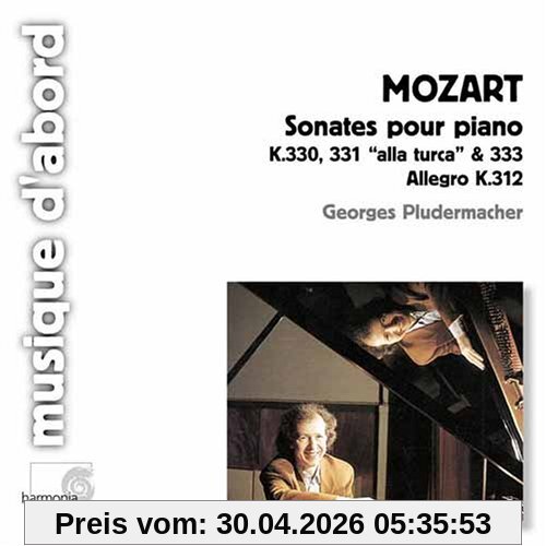 Sonates pour Piano K.330/331/333/312