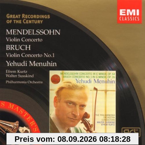 Great Recordings Of The Century - Mendelssohn / Bruch (Violinkonzerte)
