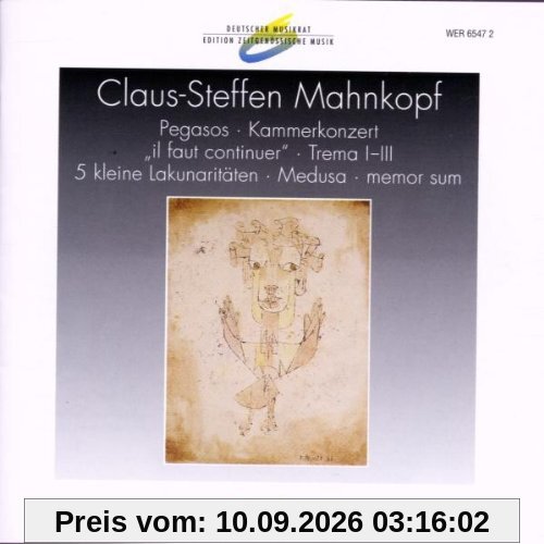Deutscher Musikrat: Edition Zeitgenössische Musik - Claus-Steffen Mahnkopf