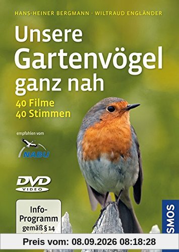 Unsere Gartenvögel ganz nah, 1 DVD