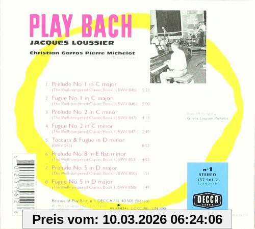 Jacques Loussier Play Bach No. 1