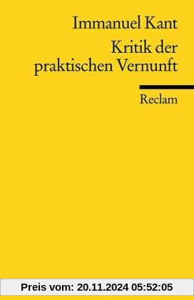 Kritik der praktischen Vernunft