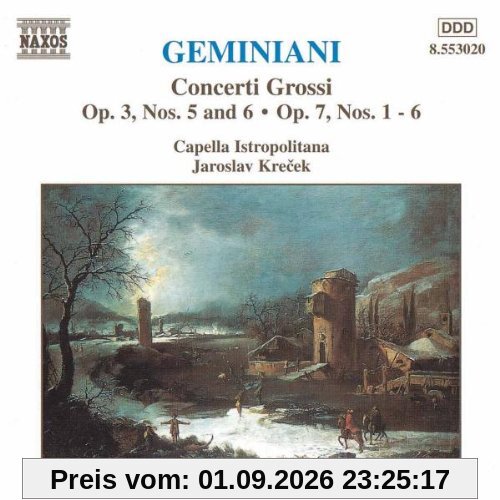 Krecek Geminiani Concerto Grosso Op. 3 Und 7 Kr