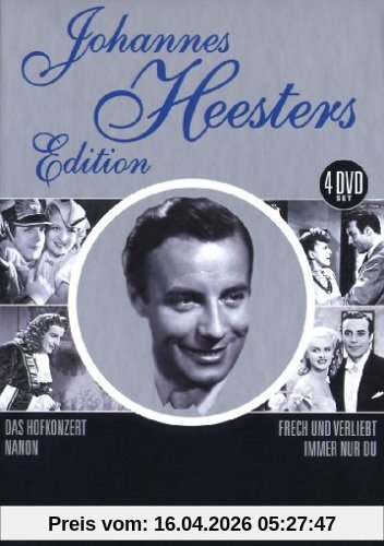 Johannes Heesters Edition - 4 DVD Box (Das Hofkonzert - Frech und verliebt - Immer nur du - Nanon)