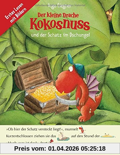 Der kleine Drache Kokosnuss und der Schatz im Dschungel - Ein Abenteuer im Fibelprinzip (Bände im Fibelprinzip, Band 1)