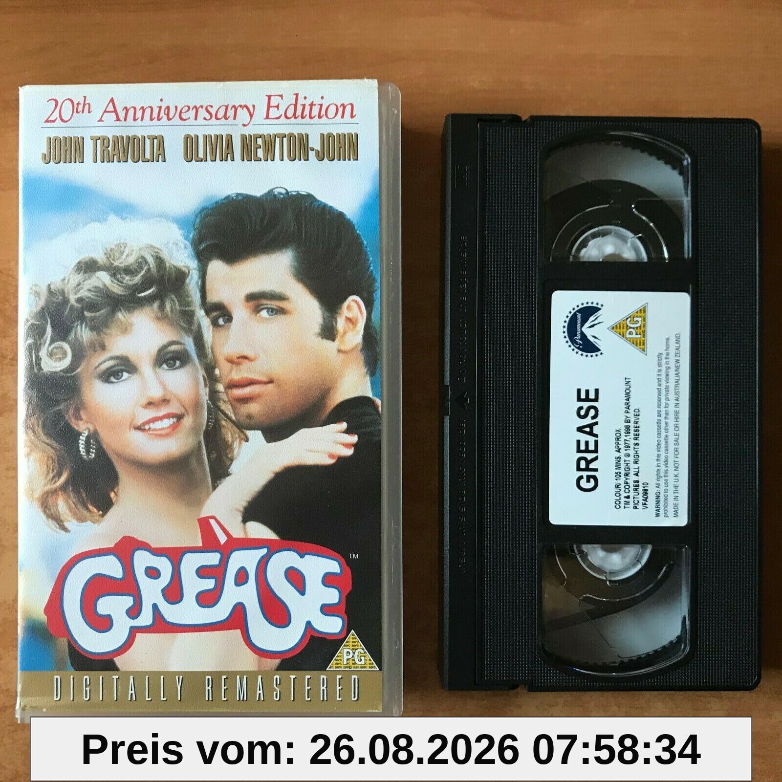 Grease 1 [VHS] [UK Import]