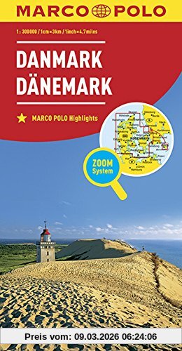 Collectif Marco Polo Länderkarte Dänemark 1, 300 000 (Marco Polo Länderkarten)