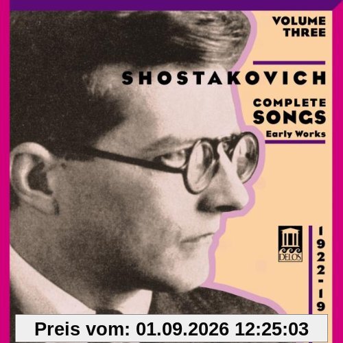 Shostakovich Lieder Vol.3