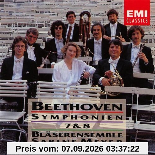 Beethoven - Sinfonien Nr. 7 + 8 (für Bläser)