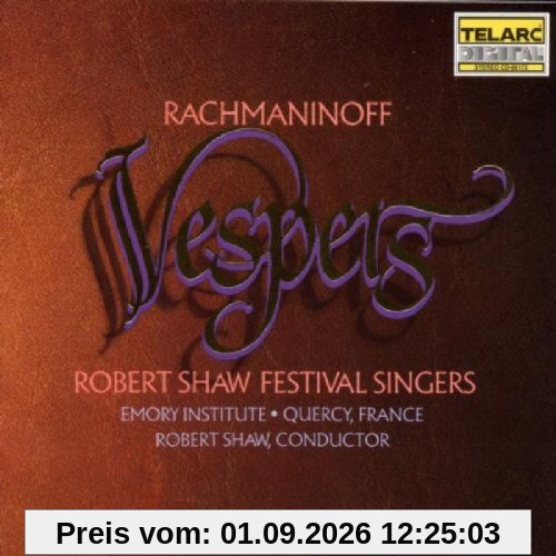 Sergei Rachmaninoff: Vespers