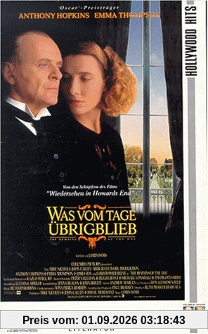 Was vom Tage übrig blieb [VHS]