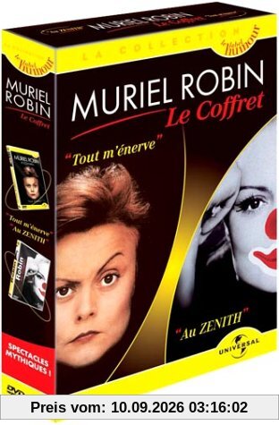 Coffret Muriel Robin 2 DVD : A l'Olympia, tout m'énerve / Au Zénith, toute seule comme une grande [FR Import]