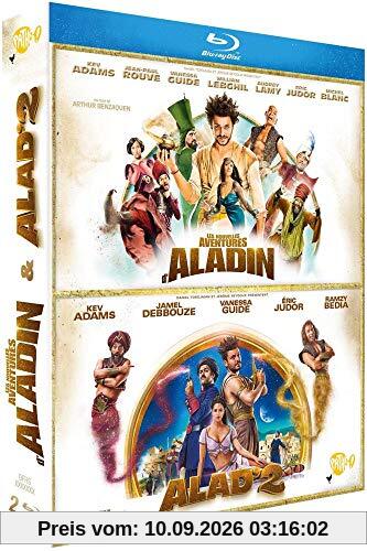 Coffret aladin 2 films : les nouvelles aventures d'aladin ; alad'2 [Blu-ray] [FR Import]