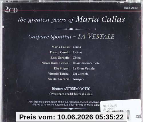 Maria Callas: Vestalin `54live
