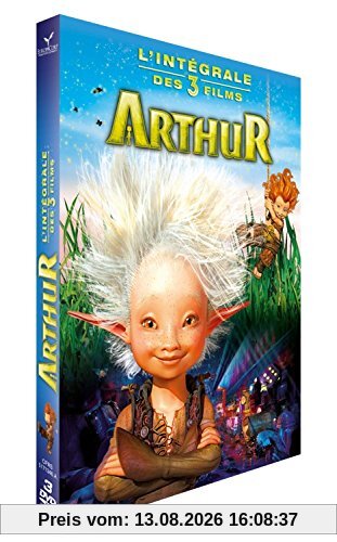 Coffret arthur 3 films : arthur et les minimoys ; la vengeance de maltazard ; la guerre des deux mondes [FR Import]