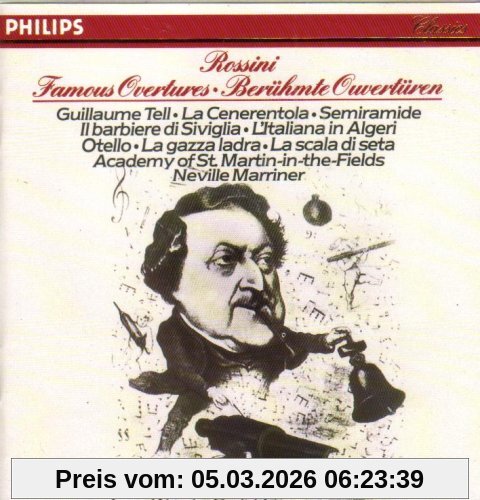 Marriner Rossini, Berühmte Ouvertüren - Wilhelm Tell, Der Barbier Von Sevillia, Aschenputtel, Othello, ...