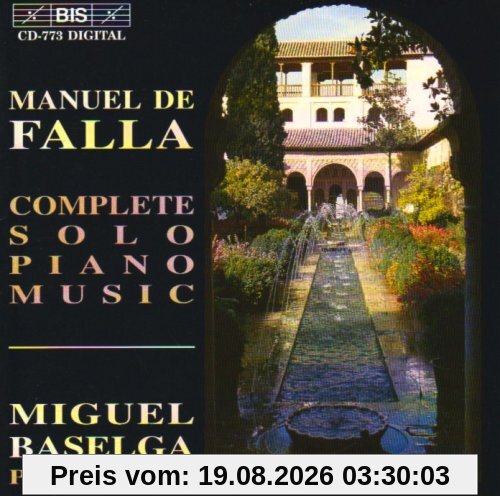 Miguel Baselga (Pno) Werke Für Klavier Solo