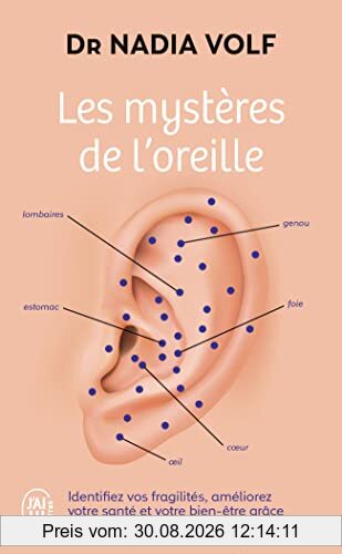 Les mystères de l'oreille : identifiez vos fragilités, améliorez votre santé et votre bien-être grâce aux points de pression auriculaires