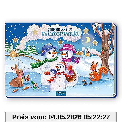 Trötsch Gucklochbuch Sternenglanz im Winterwald: Beschäftigungsbuch Spielbuch Entdeckerbuch