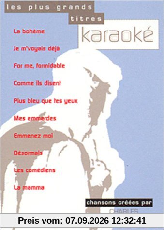 Karaoké Mono Artiste : Charles Aznavour