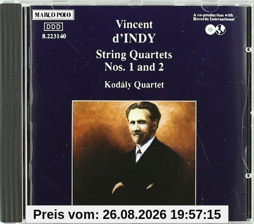Vincent d'Indy - Streichquartette 1 + 2