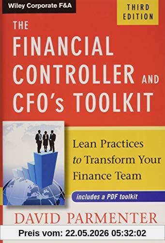 David Parmenter The Financial Controller And Cfo's Toolkit, Lean Practices To Transform Your Finance Team (Wiley Corporate F&A)