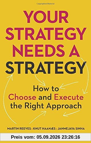 Your Strategy Needs a Strategy: How to Choose and Execute the Right Approach